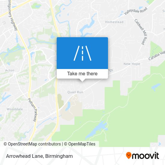 Mapa de Arrowhead Lane
