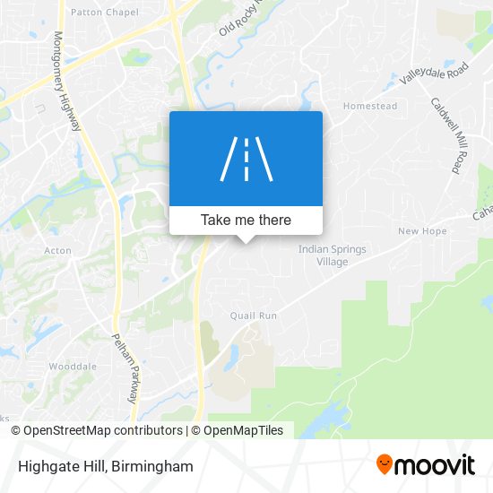 Highgate Hill map