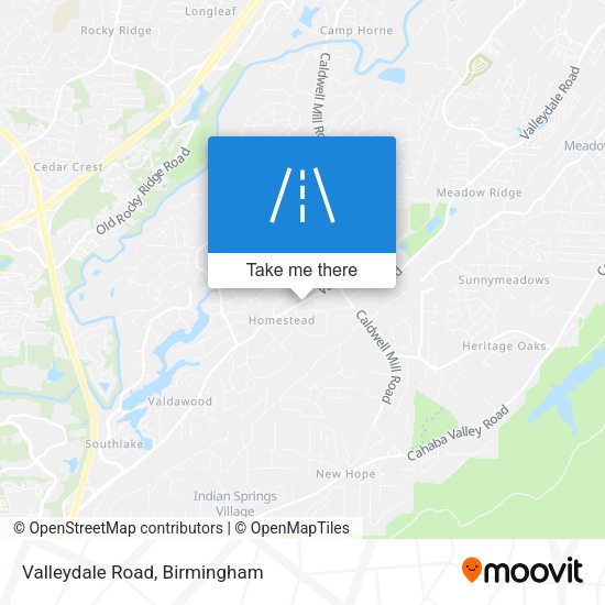 Mapa de Valleydale Road