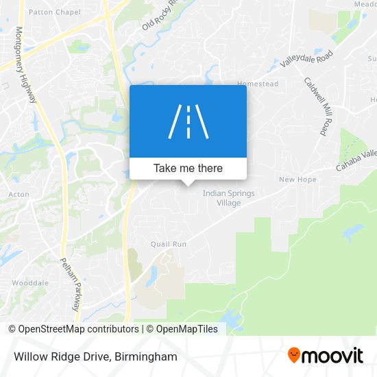 Mapa de Willow Ridge Drive