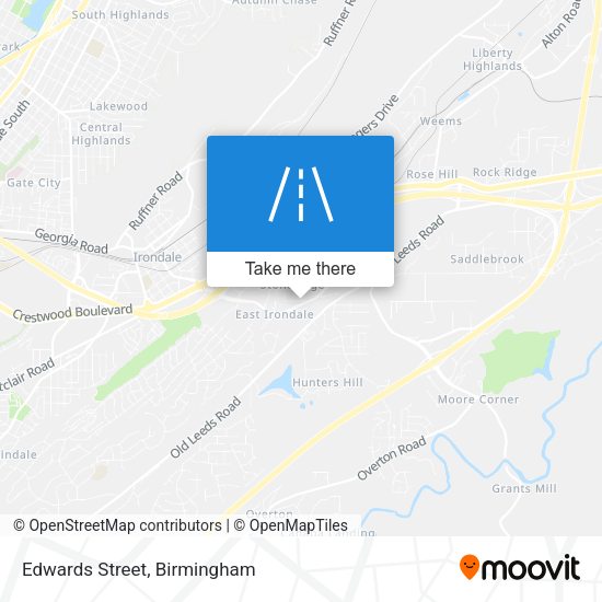 Mapa de Edwards Street