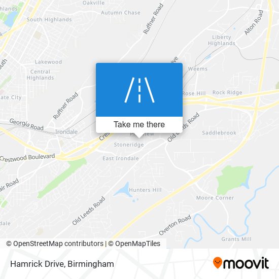 Hamrick Drive map