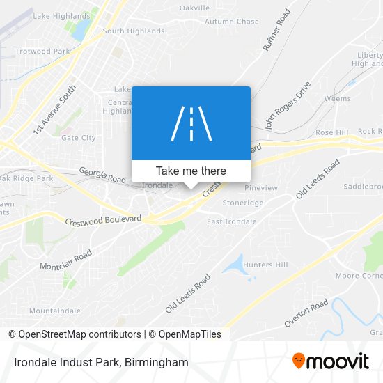 Irondale Indust Park map