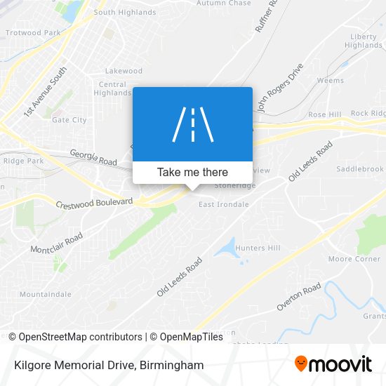Mapa de Kilgore Memorial Drive