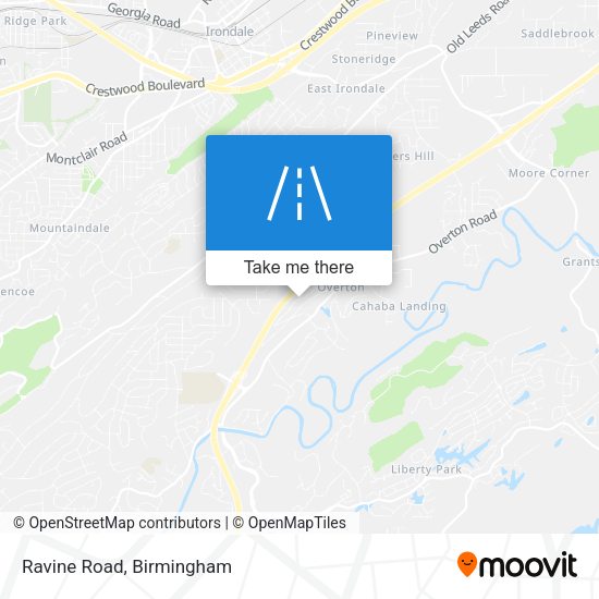 Mapa de Ravine Road