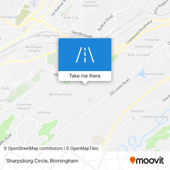 Sharpsburg Circle map
