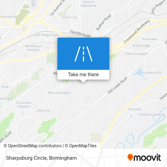 Sharpsburg Circle map