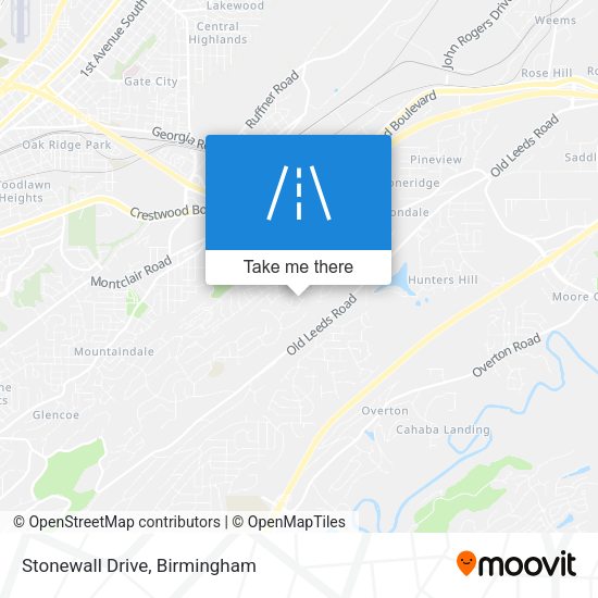 Stonewall Drive map