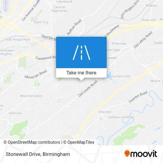 Stonewall Drive map