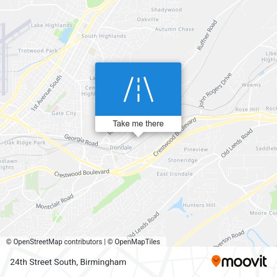 Mapa de 24th Street South