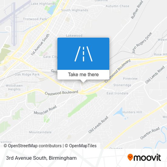 3rd Avenue South map
