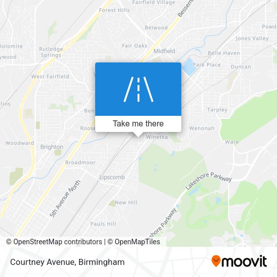 Mapa de Courtney Avenue