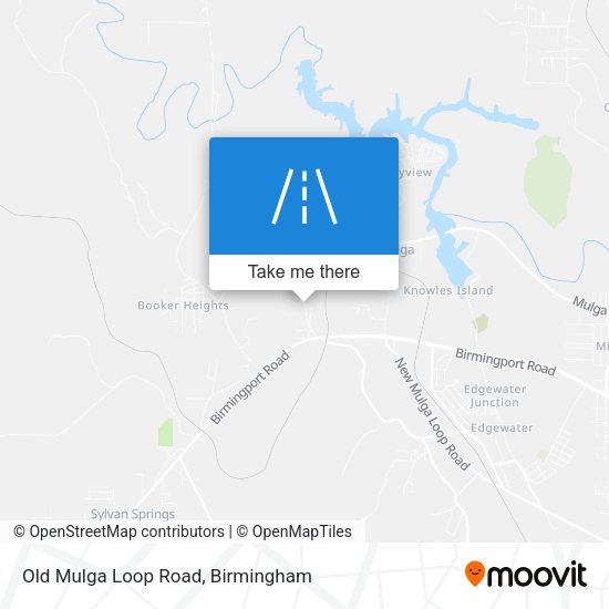 Old Mulga Loop Road map