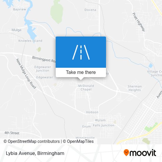 Lybia Avenue map
