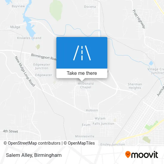 Salem Alley map