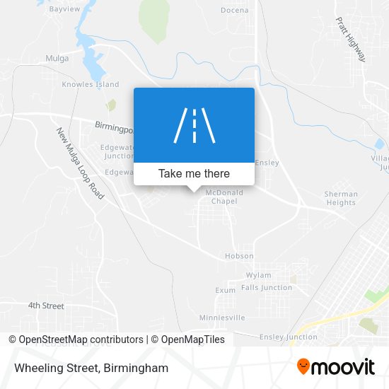 Wheeling Street map