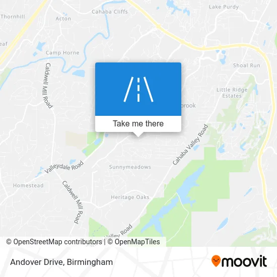 Andover Drive map