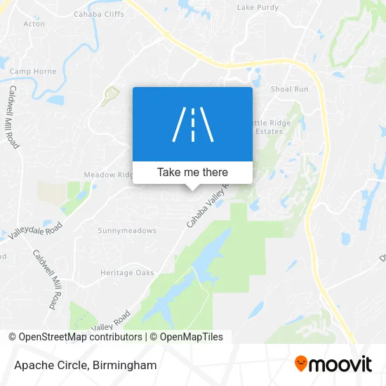 Apache Circle map