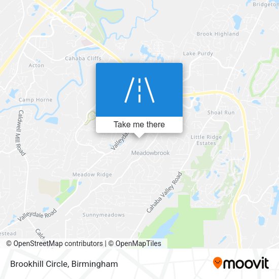 Mapa de Brookhill Circle