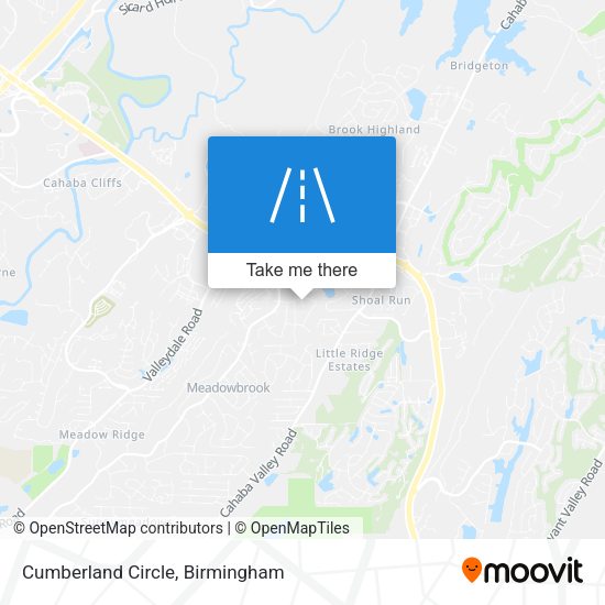 Mapa de Cumberland Circle