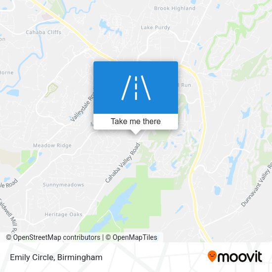 Mapa de Emily Circle