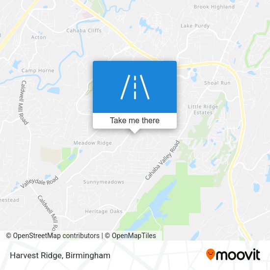 Mapa de Harvest Ridge