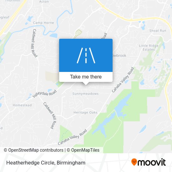 Heatherhedge Circle map