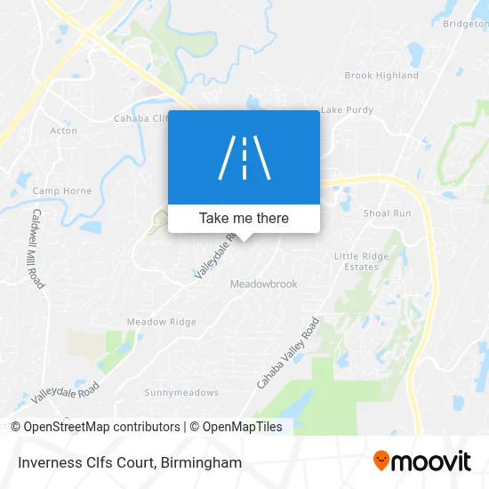 Inverness Clfs Court map