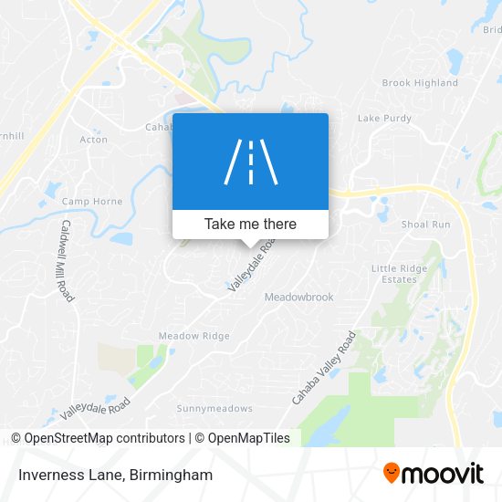 Mapa de Inverness Lane