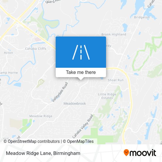 Meadow Ridge Lane map