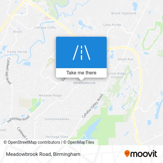 Meadowbrook Road map