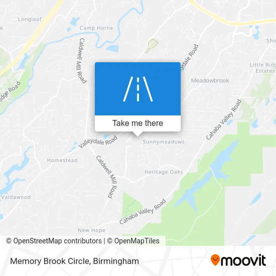 Memory Brook Circle map
