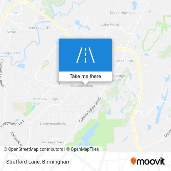 Mapa de Stratford Lane
