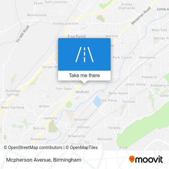 Mapa de Mcpherson Avenue
