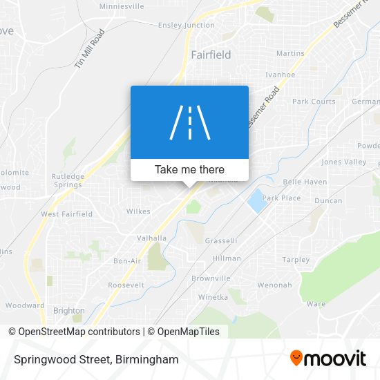 Springwood Street map