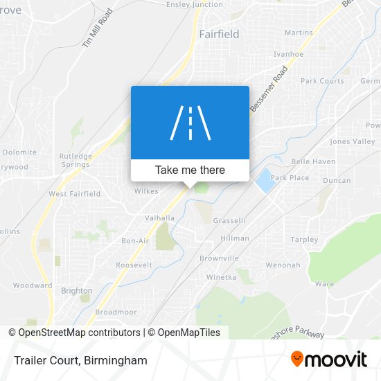 Mapa de Trailer Court