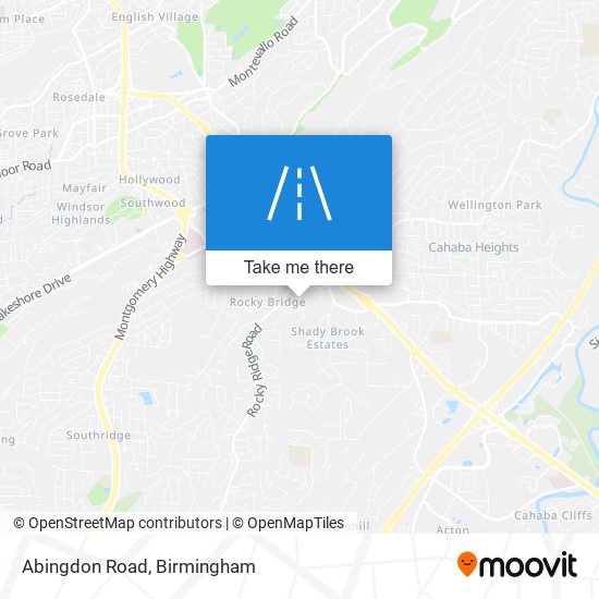 Abingdon Road map