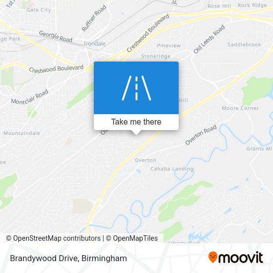 Brandywood Drive map