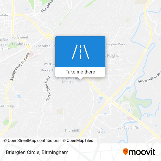 Briarglen Circle map