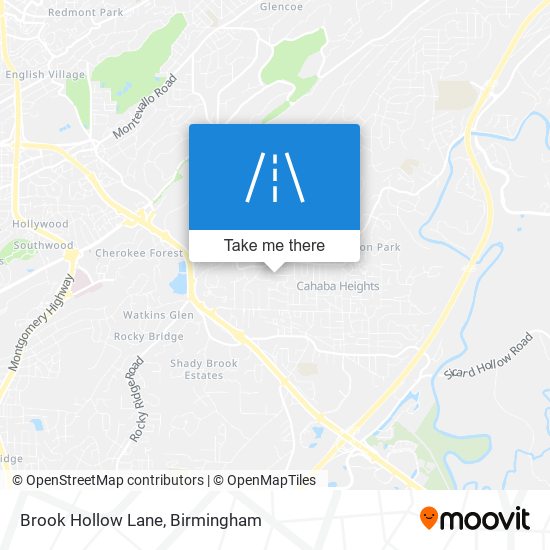 Mapa de Brook Hollow Lane