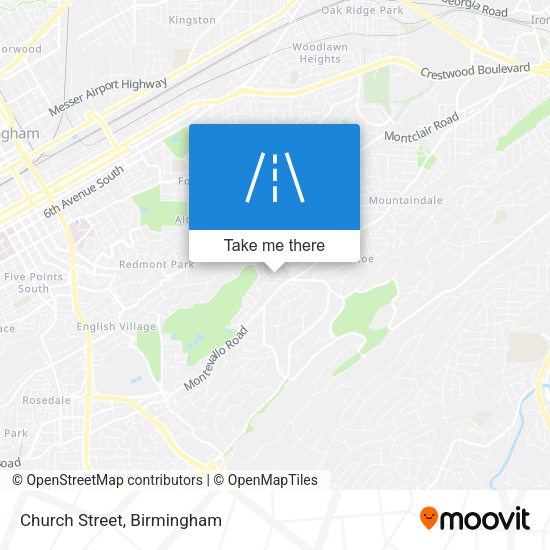 Mapa de Church Street