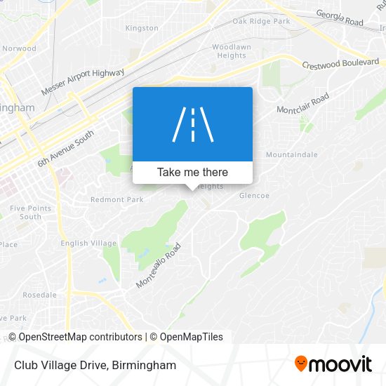 Club Village Drive map