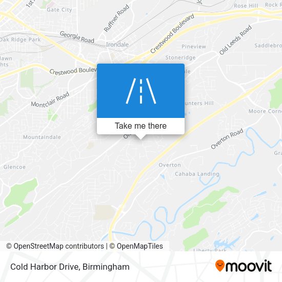 Mapa de Cold Harbor Drive
