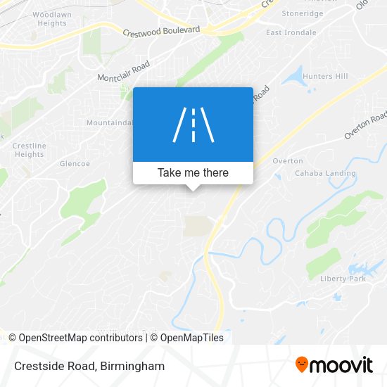 Mapa de Crestside Road