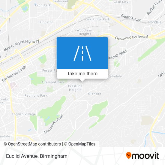 Mapa de Euclid Avenue