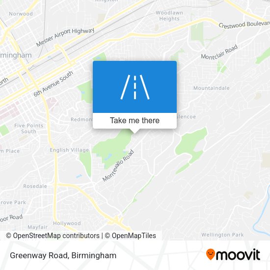 Mapa de Greenway Road