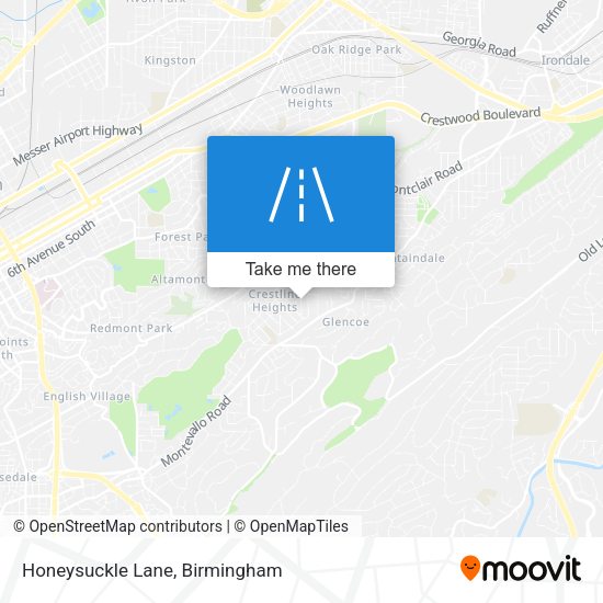 Mapa de Honeysuckle Lane