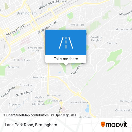 Mapa de Lane Park Road