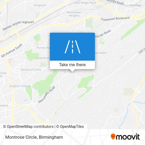 Montrose Circle map