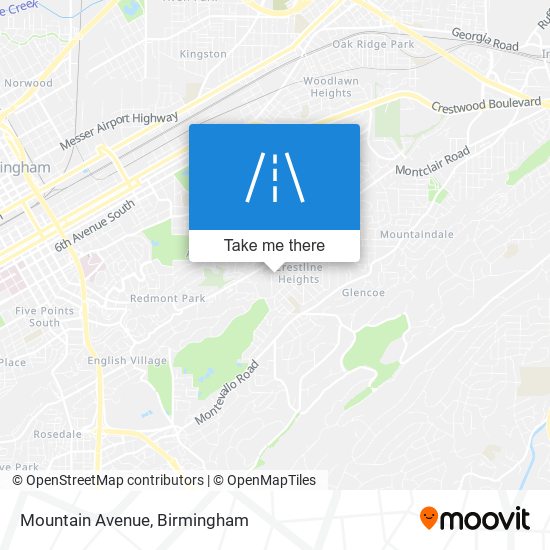 Mapa de Mountain Avenue